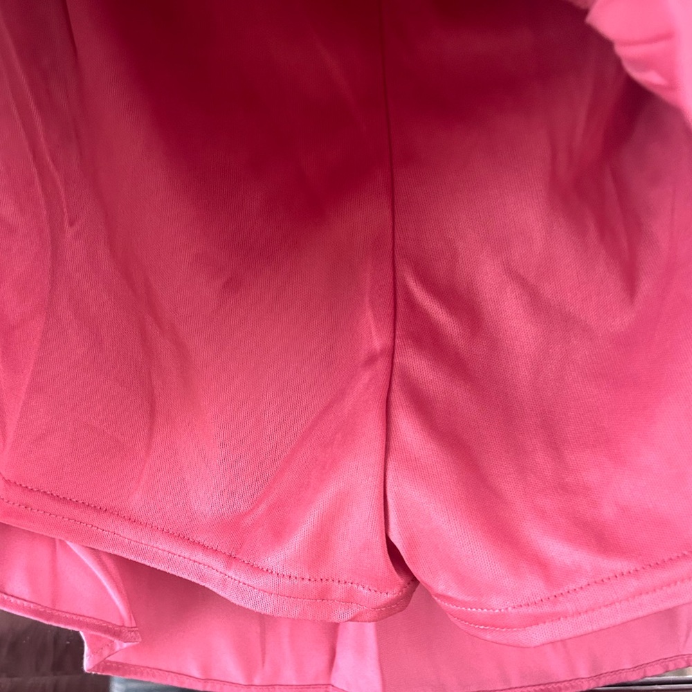 New Francesca’s Gabriella Smocked Tiered Mauve Mini Skirt/Skort - Picture 5 of 6